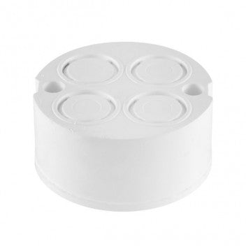 PVC 20MM 4HOLE K/OUTS BOX 9019