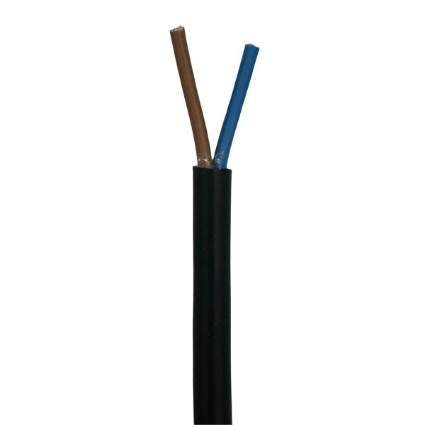 CUT FLEX RND CABTYRE 1.5X2 BLK 16A/100M