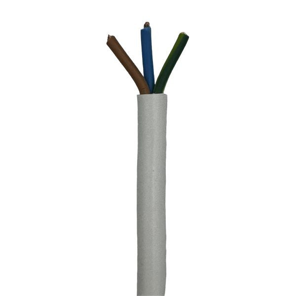 P/P FLEX RND CABTYRE       1.5X3 WHT/5MTR