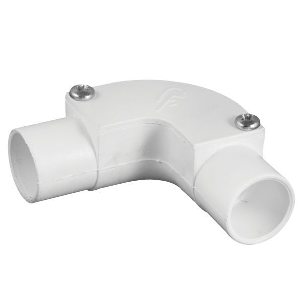 P/P PVC 20MM INSPECT.  ELBOW