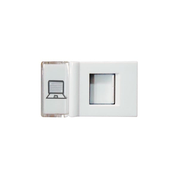 MATRIX DATA RJ45 1MOD WHT