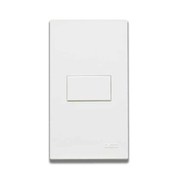 MATRIX 4X2 BLANK PLATE WHT