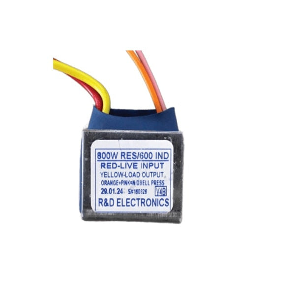 DIMMER MOD.PUSH TYPE 800W  R&D  (800WPB)