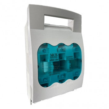 FUSE HOLDER MCE NH1 DC SURF. 250A 2P  GLO GL3FHDCSB2250