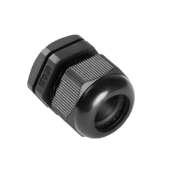 GLAND M16  BLK WITH GASKET 4-8MM PMGB16-7B