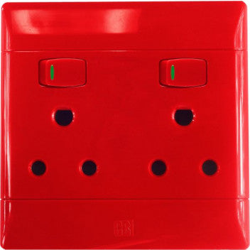 CBI DED SW.SOCK+PLATE 16A 4X4 DUO PS677