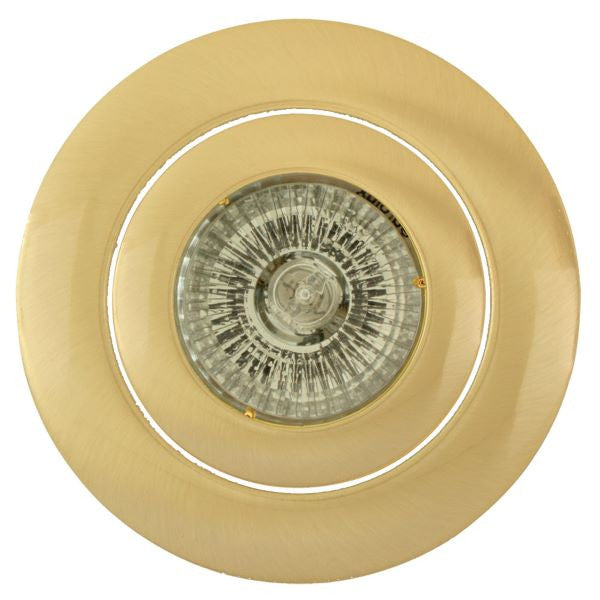 D19 12V TILT BAYONET D/L  POL/BRASS EUROLUX