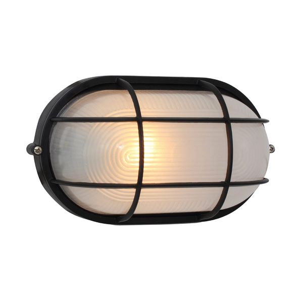 B/H LARGE OVAL GRID BLACK   W02G/B48