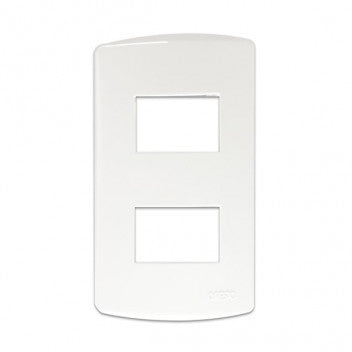 TRINITY (WHT) 4X2 2L GRID PLATE GL2TG2002
