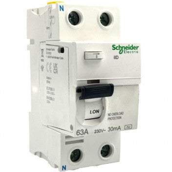 C60 63A 2 POLE E/LEAKAGE SCHNEIDER 6KA