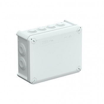 ENCLOSURE OBO T160 190X150X 77MM GREY IP66 K/O'S