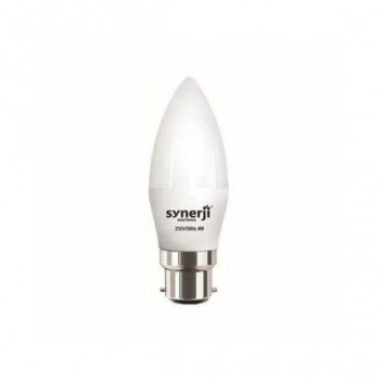 CANDLE 4.2W BC WW LED 3000K DIMMABLE SYNERJI (NEW)