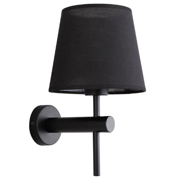 WALL BRACKET WITH FABRIC SHADE