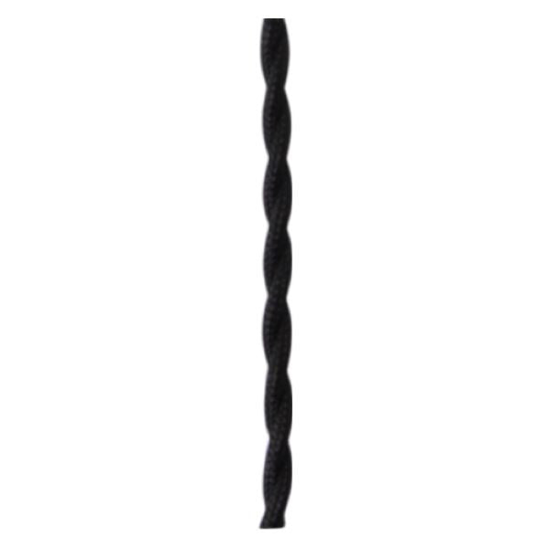 WIRE012 BLACK TWISTED FABRICK CABLE P/M