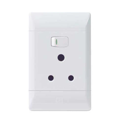 CBI SINGLE SOCKET VERTICAL (2X4) STANDARD WHITE