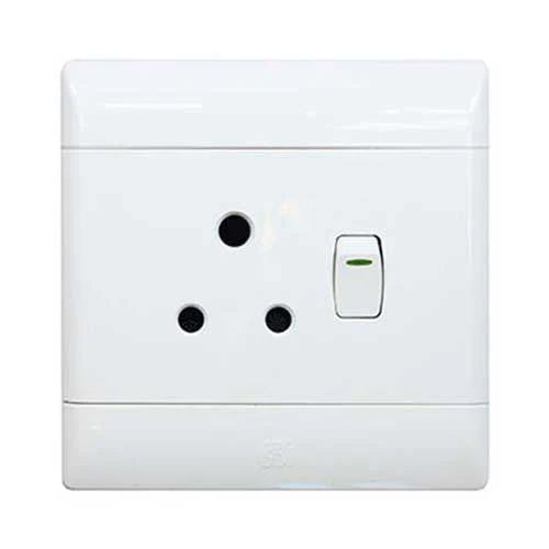 CBI SOCKET PLUG SINGLE SW 4X4 WHITE