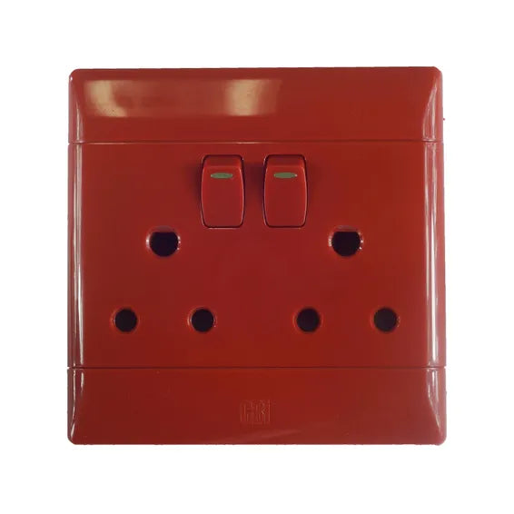 CBI DOUBLE SOCKET 4X4 DEDICATED RED
