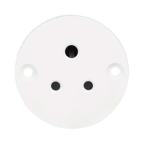 CBI SOCKET OUTLET ROUND WHITE