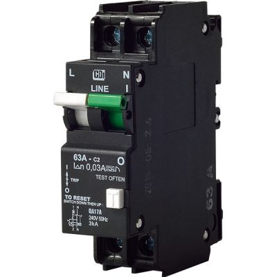 CBI 1PH 2.5KA EARTH LEAKAGE (+ O/LOAD) QA17A