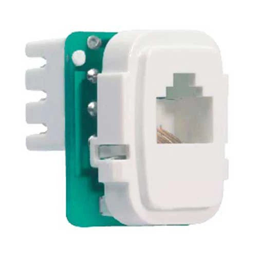 CBI PHONE SOCKET INSERT RJ11 WHITE