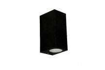 4543.2.30 BLOCK 2LIGHT GU10 WALL LIGHT BLACK