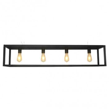 RP86 4LT BLACK PENDANT