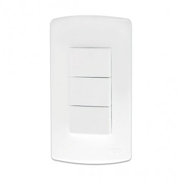 TRINITY (WHT) 4X2 3L SWITCH COMP. GL2TS2031
