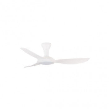 SYNERJI 52" CEILING FAN 5 BLADE 24W LED CCT WHITE