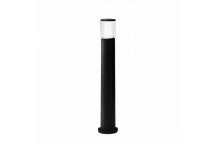 DR1.575.00.AXU1K CARLO 800 BOLLARD CLEAR/BLACK 2CCT GU10