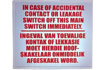 LABEL DANGER WARNING