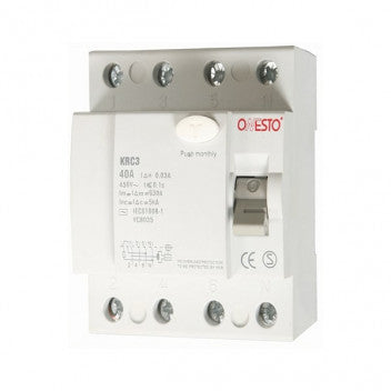 EARTH LEAKAGE 63A 4 POLE ONESTO