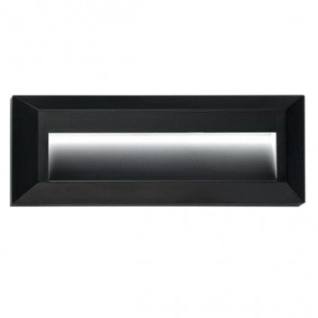 FT025 2W LED OUTDOOR IP65 WALL LIGHT BLACK