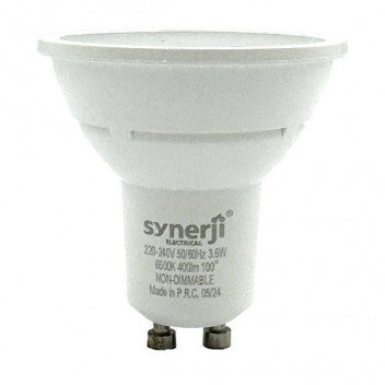 PAR16 LED SYNERJI 5W GU10 6500K DIMMABLE D/L (NEW)
