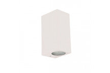 4543.2.31 BLOCK 2LIGHT GU10 WALL LIGHT WHITE